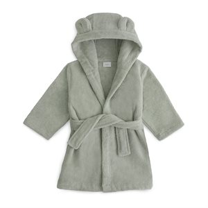 Mushie Bear Robe - Moss - age 2-4 Years